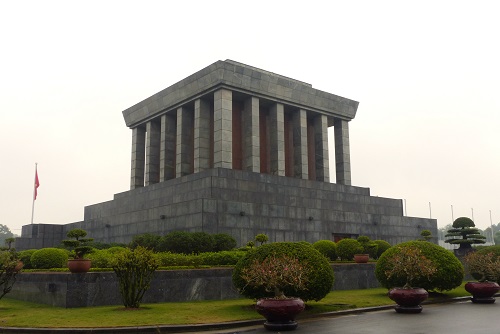 Ho Chi Minh's Mausoleum in Hanoi, Vietnam
